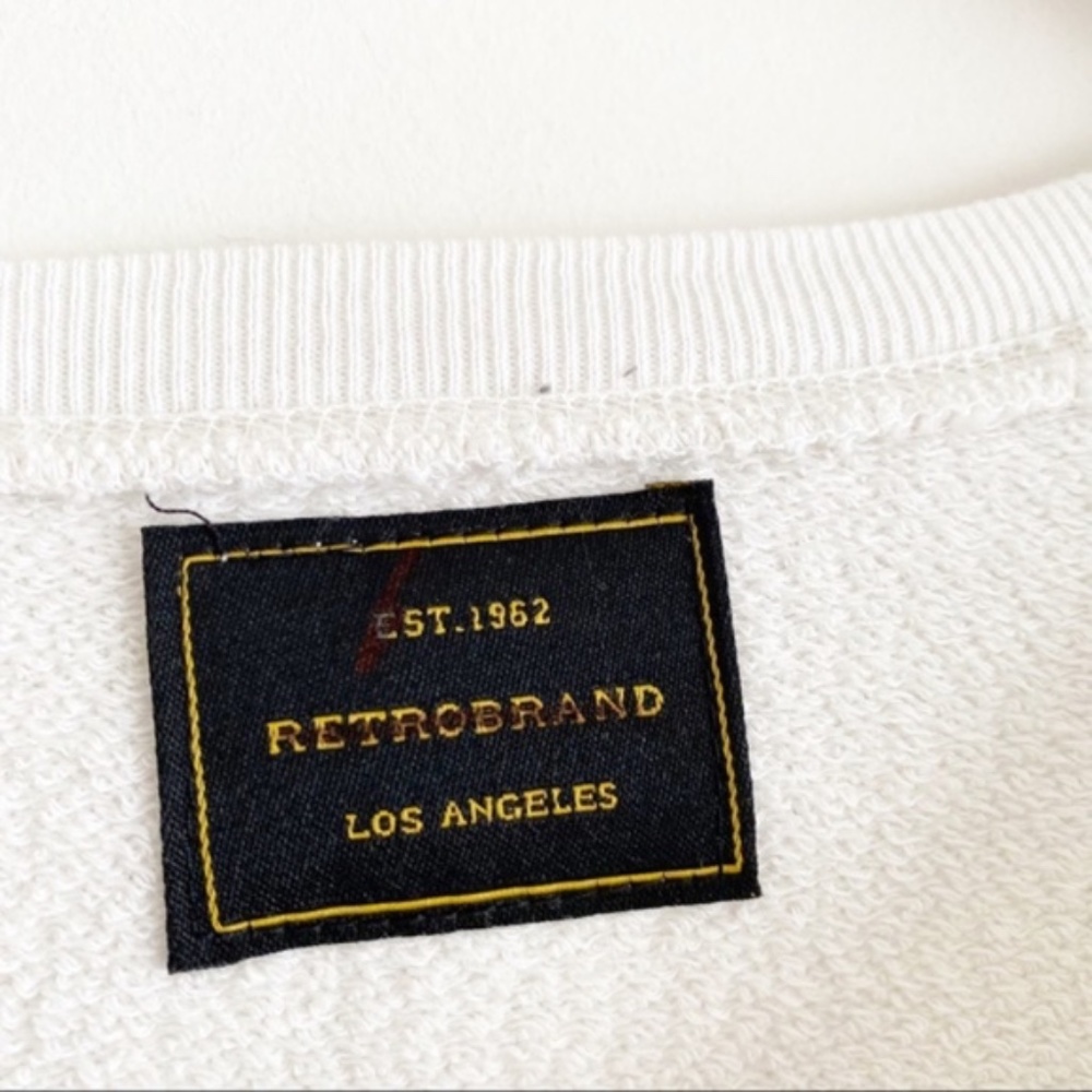 Free People X Retro Brand Raised by waves crew sweatshirt - Picture 6 of 6